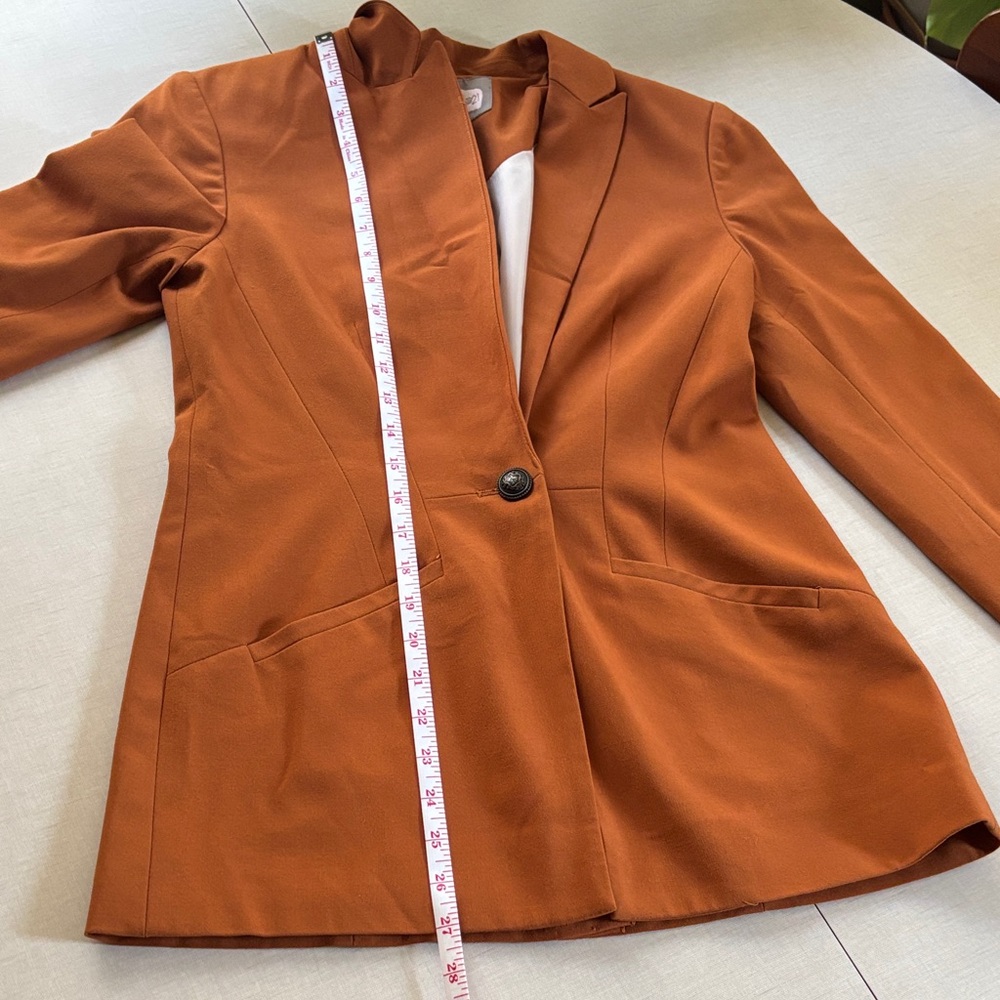 Rust Blazer Jacket - Picture 8 of 13